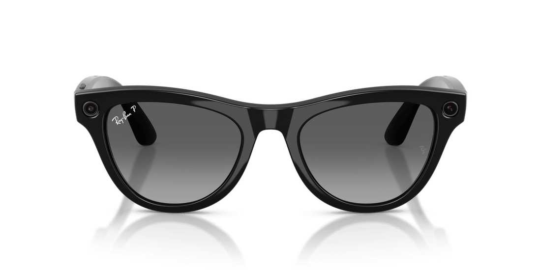Ray-Ban | Meta Skyler Shiny Black Polarized Sunglasses - Gen 2